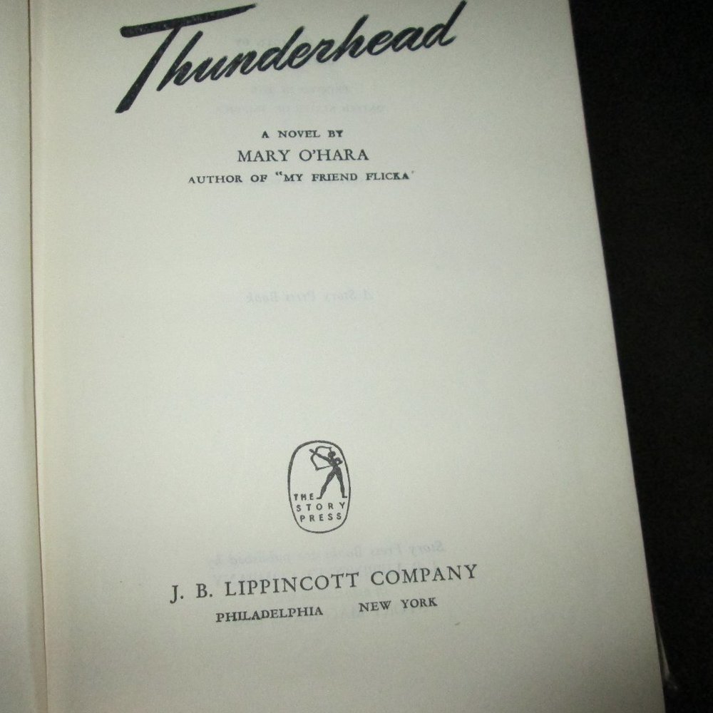 Thunderheard, Book, Copyright 1943, Part of the stories with Flicka (horse) - Picture 3 of 5